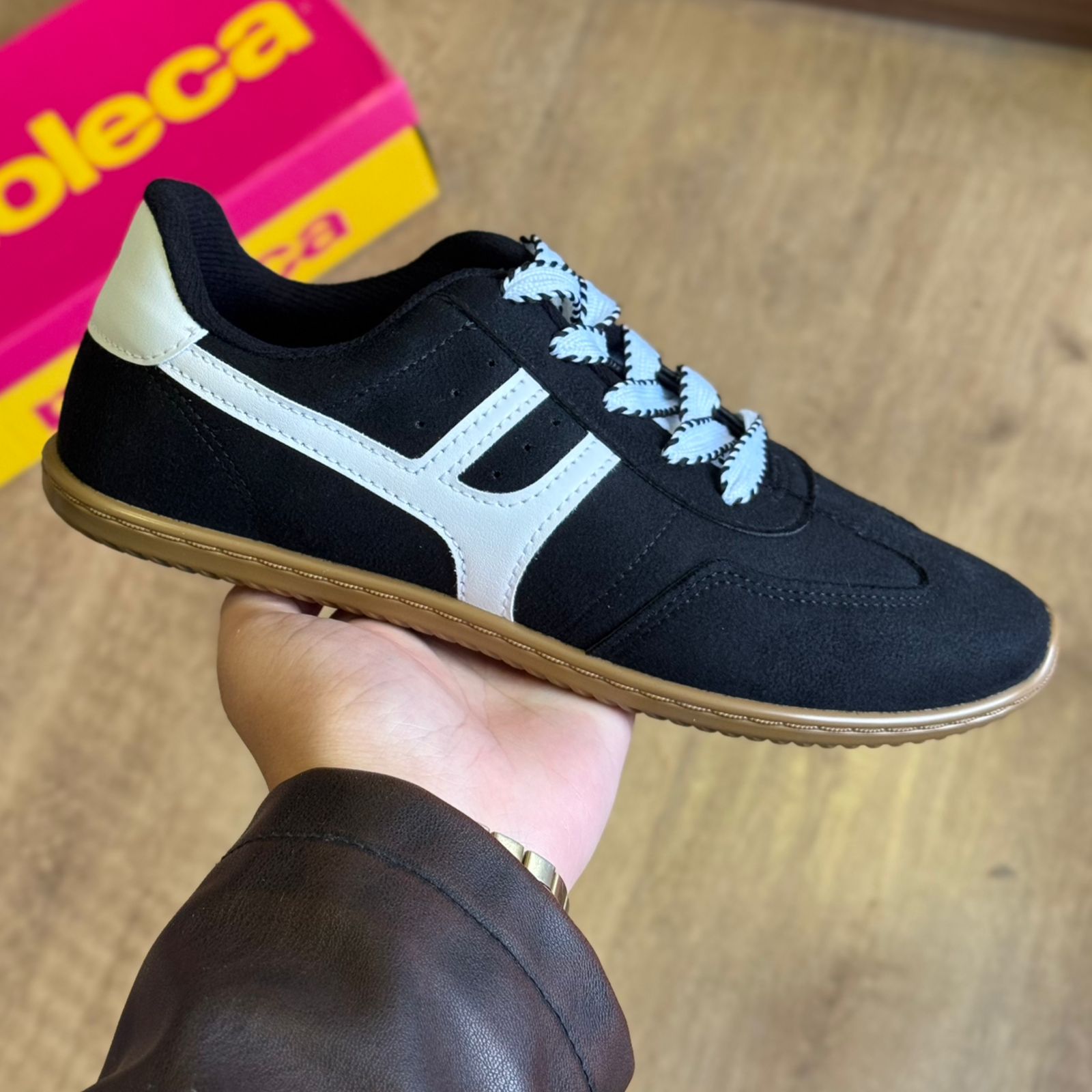 Tênis Moleca Listras Laterais 5827.101