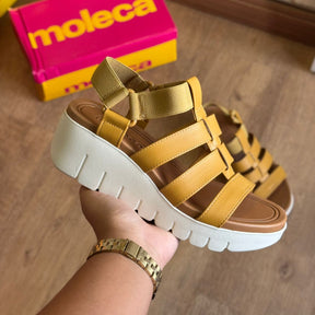 Sandália Moleca FlatForm Tiras Grossas 5536.103