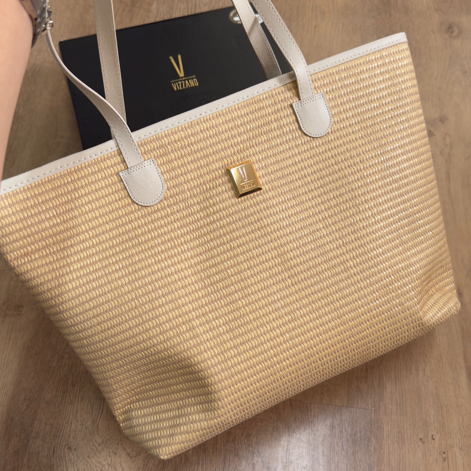 Bolsa Vizzano Tote Palha 10089.2