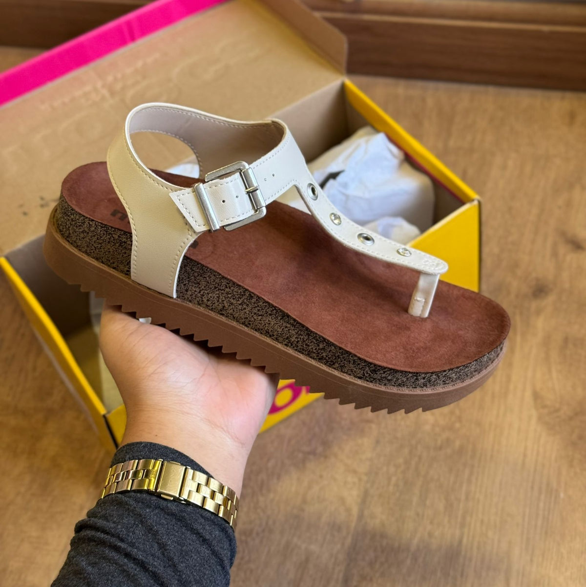 Sandália Papete Moleca Tratorada 5500.114